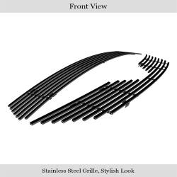 APS - APS Stainless Billet Grille Black for 11-13 Toyota Corolla GR20HAA11J - Image 2
