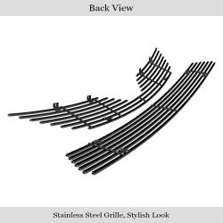 APS - APS Stainless Billet Grille Black for 11-13 Toyota Corolla GR20HAA11J - Image 3