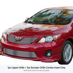 APS - APS Stainless Billet Grille Polish for 11-13 Toyota Corolla GR20HAA11S - Image 1