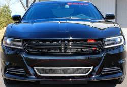 APS - APS Wire Mesh Bumper Grille Polish for 15-23 Dodge Charger SXT GR04GFC46T - Image 1