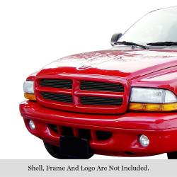 APS - APS Stainless Billet Grille Black for 97-03 Dakota/Durango GR04FEG30J - Image 1