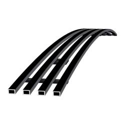 APS - APS Stainless Billet Bumper Grille Black for 06-08 RAM 1500/HD GR04FEG33J - Image 2