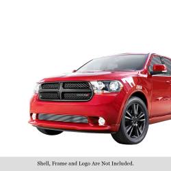 APS - APS Stainless Billet Bumper Grille Brushed for 11-13 Dodge Durango GR04FFH69C - Image 1