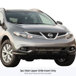 APS - APS Stainless Billet Grille Black for 11-14 Nissan Murano GR14FEE65J - Image 1