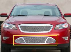 APS - APS Wire Mesh Bumper Grille Polish 09-11 Ford Taurus SHO GR06GFG77T - Image 1
