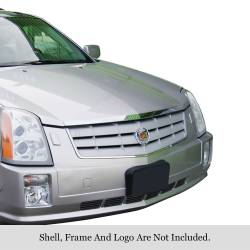 APS - APS Stainless Billet Bumper Grille Black 05-09 Cadillac SRX GR01FEC62J - Image 1