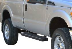 APS - APS IStep 5" Running Boards Black 99-16 Super Duty Regular IB06EJA0B - Image 1