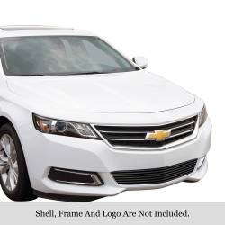 APS - APS Stainless Billet Bumper Grille Black 14-20 Chevrolet Impala GR03FEI46J - Image 1