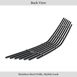 APS - APS Stainless Billet Bumper Grille Black 14-20 Chevrolet Impala GR03FEI46J - Image 3