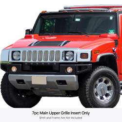 APS - APS Stainless Billet Grille Polish 06-10 Hummer H3/H3T GR03FFD58S - Image 1