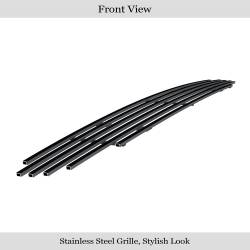 APS - APS Stainless Billet Bumper Grille Black for 97-03 Dakota/Durango GR04FEH10J - Image 2