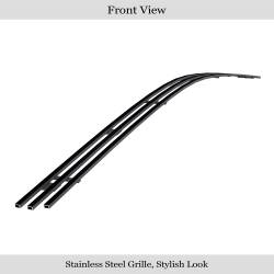 APS - APS Stainless Billet Bumper Grille Black 03-07 Cadillac CTS GR01FEC78J - Image 2