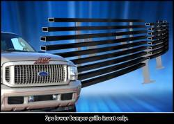 APS - APS Stainless Billet Bumper Grille Black 99-04 Super Duty/Excursion GR06HEC88J - Image 1