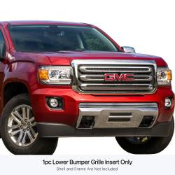 APS - APS Stainless Billet Bumper Grille Polish 15-20 GMC Canyon GR07FEF21S - Image 1