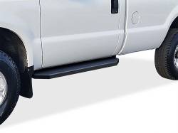 APS - APS H-Series Running Boards Black 99-16 Ford Super Duty Regular IB06RJA0H - Image 1