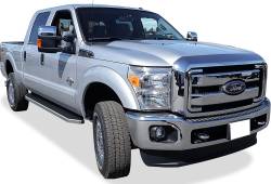 APS - APS H-Series Running Boards Polish 99-16 Ford Super Duty Crew IB06RJA1Y - Image 2