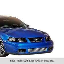 APS - APS Stainless Billet Bumper Grille Polish 03-04 Mustang SVT Cobra GR06FFJ29S - Image 1