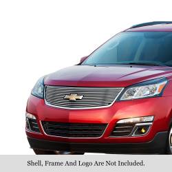 APS - APS Stainless Billet Grille Brushed 13-17 Chevrolet Traverse GR03FEI48C - Image 1