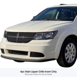 APS - APS Stainless Billet Grille Black for 11-20 Dodge Journey GR04FFH76J - Image 1