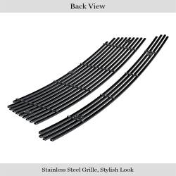 APS - APS Stainless Billet Bumper Grille Black 16-19 Ford Explorer GR06FFJ39J - Image 3