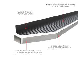 APS - APS H-Series Running Boards Polish for 03-09 Toyota 4Runner IB20RJH2Y - Image 4