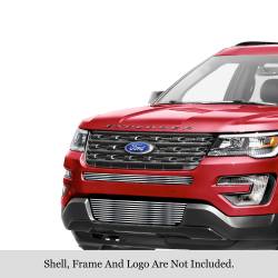 APS - APS Stainless Billet Bumper Grille Polish 16-19 Ford Explorer GR06FFJ39S - Image 1