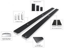 APS - APS IStep 5" Running Boards Brushed for 11-20 Toyota Sienna IB20ECF2A - Image 4
