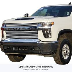 APS - APS Stainless Billet Grille Polish 20-23 Silverado 2500/3500 LT/WT GR03FEJ70S - Image 1