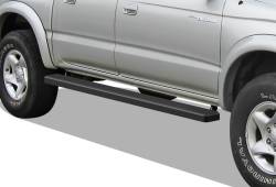 APS - APS IStep 5" Running Boards Black for 01-04 Tacoma Double IB20EJE7B - Image 1