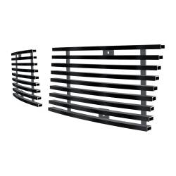 APS - APS Stainless Billet Bumper Grille Black 07-14 Cadillac Escalade GR01FFD82J - Image 2