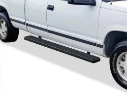 APS - APS IB03FJA4B IStep 6" Running Boards Black for 88-98 GM C/K Extended Cab - Image 1