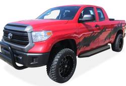 APS - APS IB20RJI7H H-Series Running Boards Black for 07-21 Toyota Tundra Double - Image 2