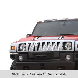 APS - APS Stainless Billet Grille Polish 03-07 Hummer H2 GR03FFE24S - Image 1
