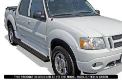 APS - APS IStep 5" Running Boards Black 01-06 Explorer Sport Trac IB06EJB7B - Image 2