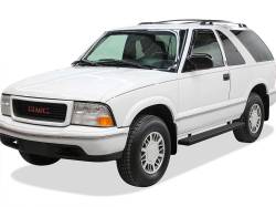 APS - APS IStep 6" Running Boards Black 95-04 Blazer/Jimmy 2DR IB03FJA6B - Image 2
