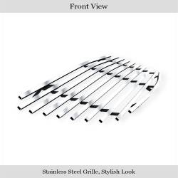 APS - APS Stainless Billet Grille Brushed for 02-06 Toyota Camry GR20HEC82C - Image 2