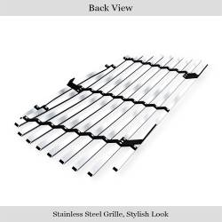 APS - APS Stainless Billet Grille Brushed for 02-06 Toyota Camry GR20HEC82C - Image 3