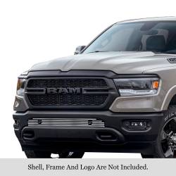 APS - APS GR04FEJ21S Stainless Billet Bumper Grille Polish for 19-24 RAM 1500 - Image 1