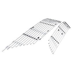 APS - APS Stainless Billet Grille Brushed for 03-08 Nissan Murano GR14HGH19C - Image 2