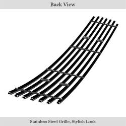 APS - APS Stainless Billet Bumper Grille Black 07-10 Silverado 2500/3500 GR03FFE88J - Image 3