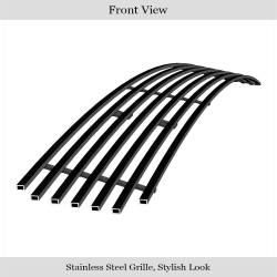 APS - APS Stainless Billet Bumper Grille Black 07-10 Silverado 2500/3500 GR03FFE88J - Image 2