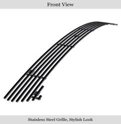 APS - APS Stainless Billet Grille Black for 15-19 Dodge Charger GT/RT/SRT GR04FFJ32J - Image 2