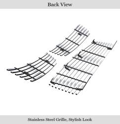 APS - APS Stainless Billet Grille Brushed for 05-06 G35 Sedan GR14HGH78C - Image 3