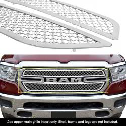 APS - APS Wire Mesh Grille Polish for 19-24 RAM 1500 Tradesman GR04GFG28S - Image 1