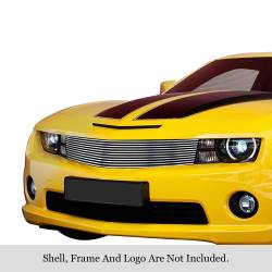 APS - APS Stainless Billet Grille Brushed 10-13 Chevrolet Camaro GR03FFG21C - Image 1