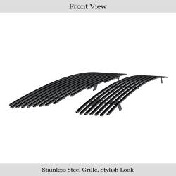 APS - APS GR14HGH99J Stainless Billet Grille Black for 07-08 Nissna Maxima - Image 2