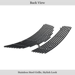 APS - APS GR14HGH99J Stainless Billet Grille Black for 07-08 Nissna Maxima - Image 3