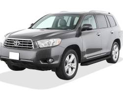 APS - APS IB20RIC5H H-Series Running Boards Black for 08-13 Toyota Highlander - Image 2