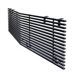 APS - APS GR06HEB48J Stainless Billet Grille Black for 67-68 Ford Mustang - Image 2