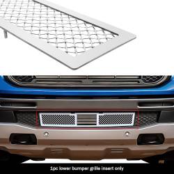 APS - APS Wire Mesh Bumper Grille Polish 19-23 Ford Ranger GR06GEA91T - Image 1
